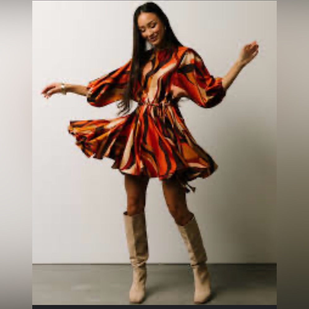 Baltic Born Multicolor Long Sleeve Dress